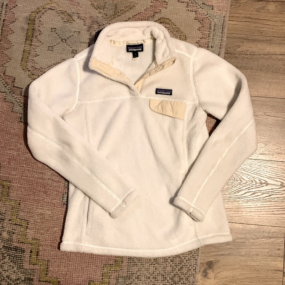 Patagonia fleece snap tee pullover